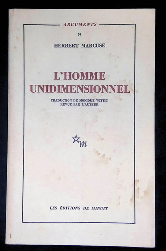 Marcuse homme - marcuse,, l'homme