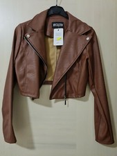 Women's Brown Leather Short