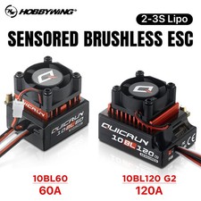 Hobbywing QUICRUN 10BL120 120A G2 /10BL 60A Sensored Brushless ESC per 1/10 auto