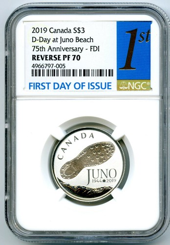 2019 canada silver - $3, pf70