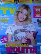 TV Sorrisi e Canzoni n�33 2014 Martina Stoessel sul set di Violetta cover  [D18]