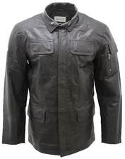 Giacca Da Biker In Pelle Nera