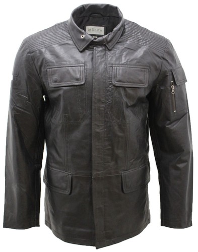 Giacca biker pelle - da, nera
