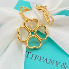 Collana con cuore quadrifoglio