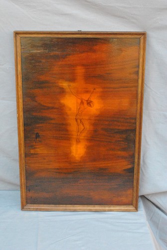 Dipinto tavola gesù cristo - su,