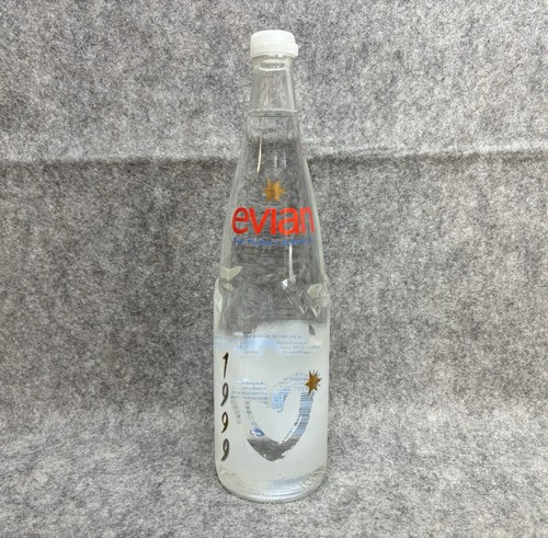 Borraccia vetro evian 1999 - evian,