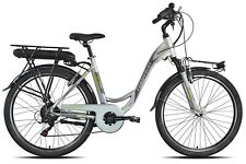 BICI TORPADO ELETTRICA T250 CITY BIKE AFRODITE 26" ALLUMINIO E-BIKE UNISEX GRIGI