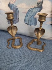 Vintage Coppia Portacandela
