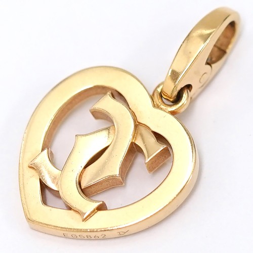 Cartier ciondolo cuore doppio - ciondolo,
