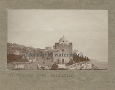 Fotografia originale amatoriale, Erice/Monte San Giuliano 1900