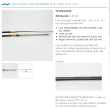 CAVO PER TIMONERIA G.10 o M58