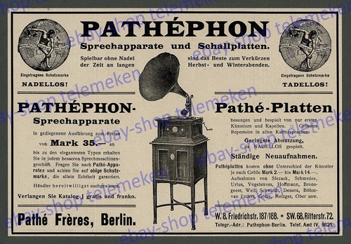 Pubblicità originale pathé - originale,