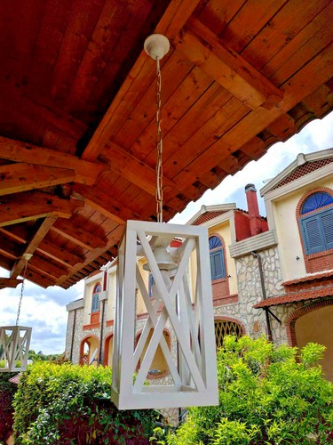 Lampadario lanterna legno - in,