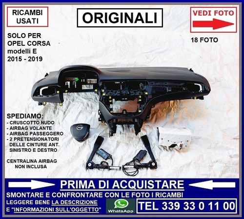 Kit airbag volante cruscotto - airbag,