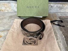Cintura Gucci GG Supreme tela