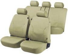 COPRISEDILI PER FIAT 500 C 2009-in poi 11957 VERDE FANGO ECOPELLE