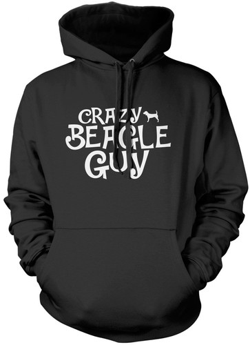 Crazy beagle guy - crazy, felpa