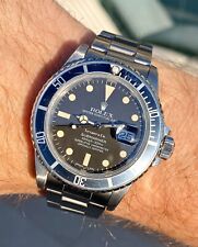 rarissimo Rolex Submariner Date 16800 quadrante opaco del 1981 venduto da Tiffany