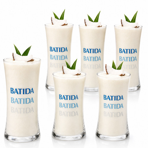 Bicchieri vetro batida de - bicchieri,