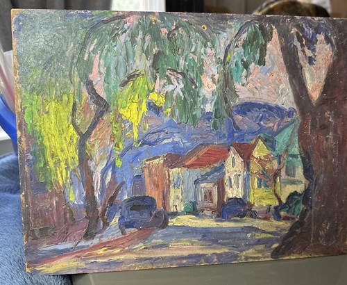 Dipinto olio impressionista - dipinto,