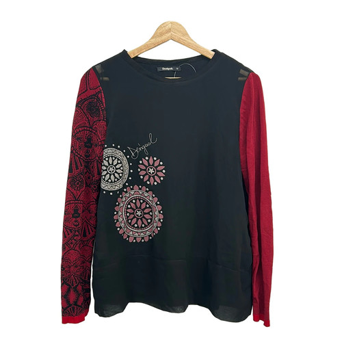 Desigual black bordeaux multi - bordeaux,