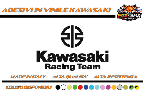 Adesivi moto kawasaki racing - kawasaki,