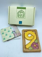 Thun -  numero civico  ceramica - n°9. Nuovo con scatola.