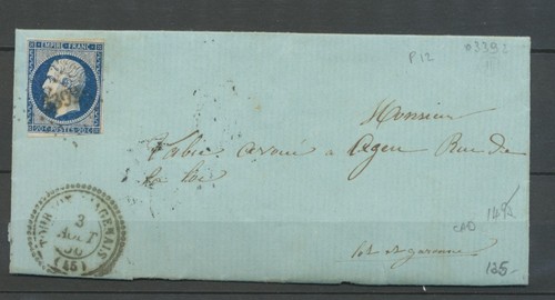 1858 lettre càd - lettre,