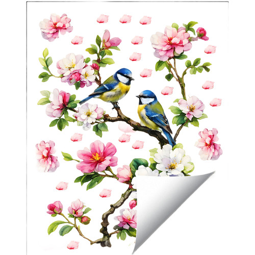 Decorazione statica uccellino - decorazione,
