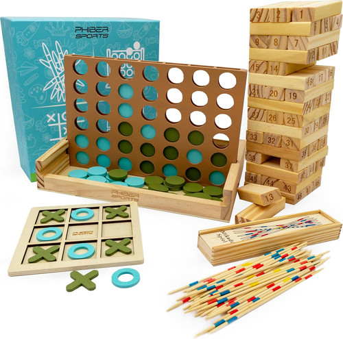 Set giochi legno in - set,