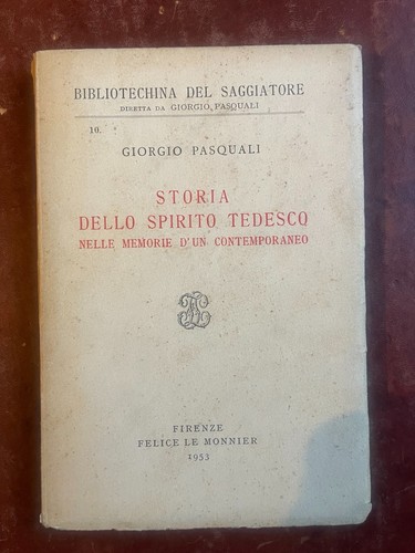 Giorgio pasquali storia - giorgio,