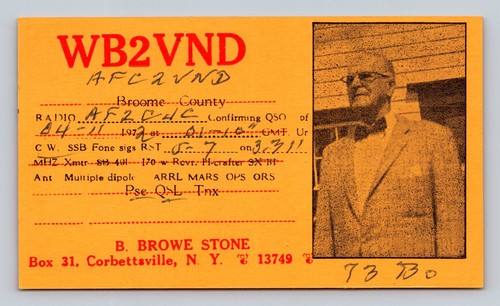Ham radio qsl wb2vnd - ham,