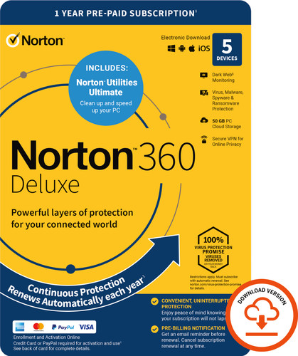 Norton 360 deluxe - deluxe, &
