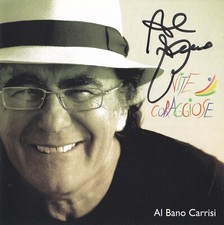 Autografo Albano Carrisi su CD "Vie Coraggiose" - Albano Carrisi signed in perso