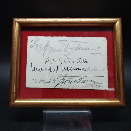 Quadretto con autografi - quadretto, 3