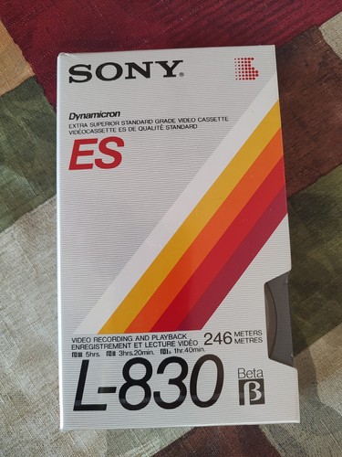 Nastro beta betamax sony 830 - beta, l-830