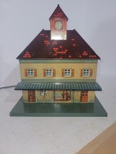 Stazione Bing vintage anteguerra media latta litografata calibro 0