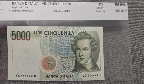 Rara italia 5000 - 5000, bellini