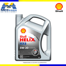 5 LITRI SHELL HELIX HX8 5W30 ECT OLIO MOTORE VW 504.00 507.00 AUDI MERCEDES BMW
