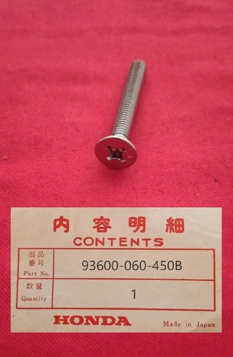Honda vite piatta - 6x45, nuovo