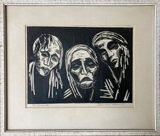 Linoleografia 3 Donne 20°