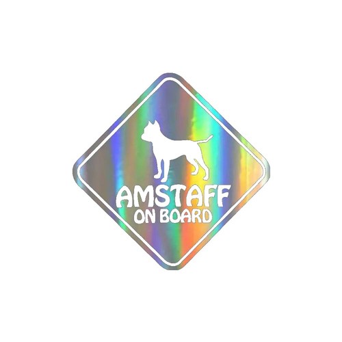 Amstaff board adesivo - amstaff, on