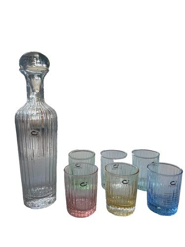 Set liquore cristallo con - liquore,