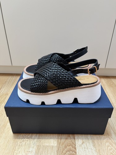 Sandali platform tosca blu - platform,