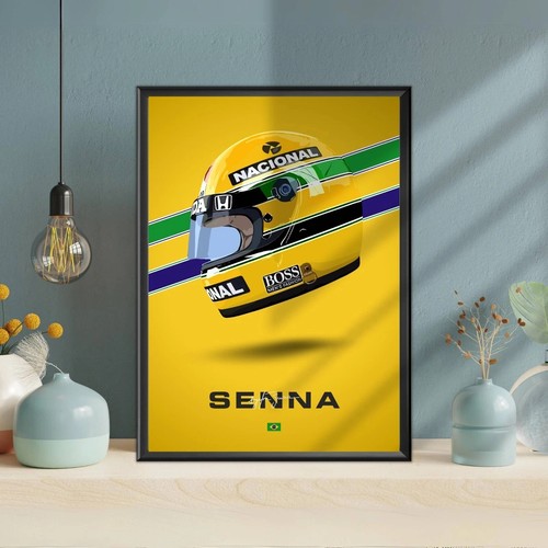Casco ayrton senna - senna, minimal