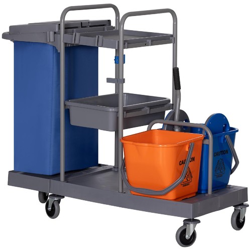 Carrello pulizie ripiani con - pulizie, 3