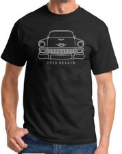 1956 Chevy Belair 150 210 Classic Front End Design Tshirt NEW