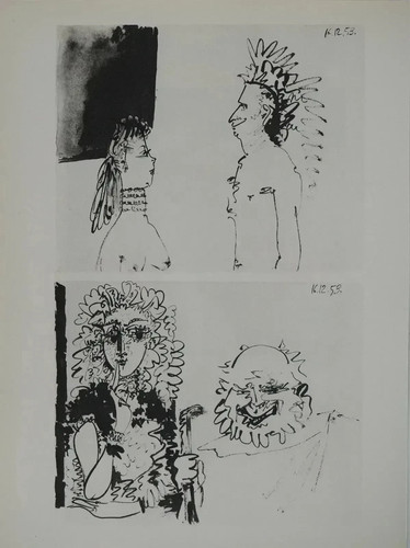 Pablo picasso commedia umana - commedia,