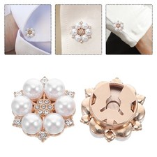  6 Pcs Bottoni Con Strass