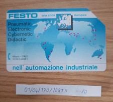 schede telefoniche italiane - FESTO Magnetica 